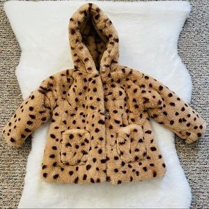 Zara beautiful cozy fur jacket